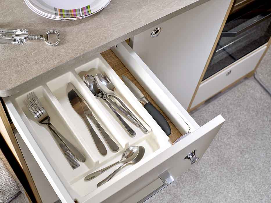 The cutlery drawer